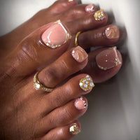 No.678 Sparkling Toenails Patch 24pcs/Set