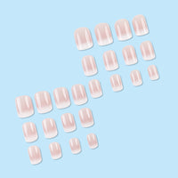 No.F3 Cute Pink Fingernails Patch 24pcs/Set