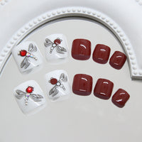 No.580 Dragonfly Toenails Patch 24pcs/Set