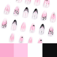 No.ET3 Flower Cute Rabbit Fingernails Patch 24pcs/Set