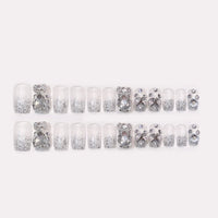 No.F305 Diamond Fingernails Patch 24pcs/Set