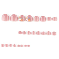 No.597 Fashion Toenails Patch 24pcs/Set