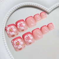 No.523 Flower Toenails Patch 24pcs/Set