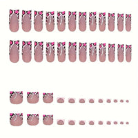 No.PSN8 Leopard Hand & Toe Pair Set-48pcs