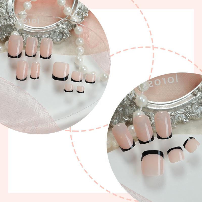 No.PSN112 Black Hand & Toe Pair Set-48pcs