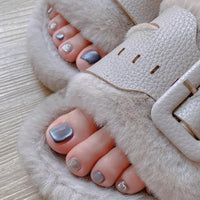 No.583 Blue Cat's Eye Toenails Patch 24pcs/Set