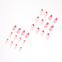 No.F330 Heart Fingernails Patch 24pcs/Set