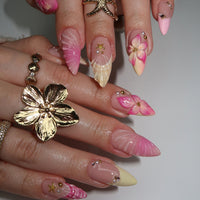 No.F446 Sweet Shell Fingernails Patch 24pcs/Set