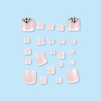 No.291 Pure Desire Rhinestone Toenail Patch 24pcs/Set
