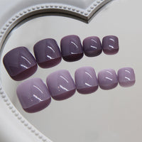 No.592 Purple Toenails Patch 24pcs/Set