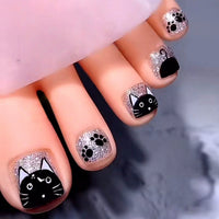 No.422 Cute Cat Toenails Patch 24pcs/Set