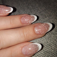 No.F386 Glitter Fingernails Patch 24pcs/Set