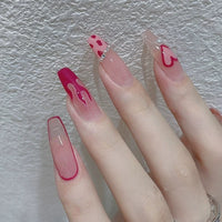 No.F338 Sweet Spicy Flame Fingernails Patch 24pcs/Set