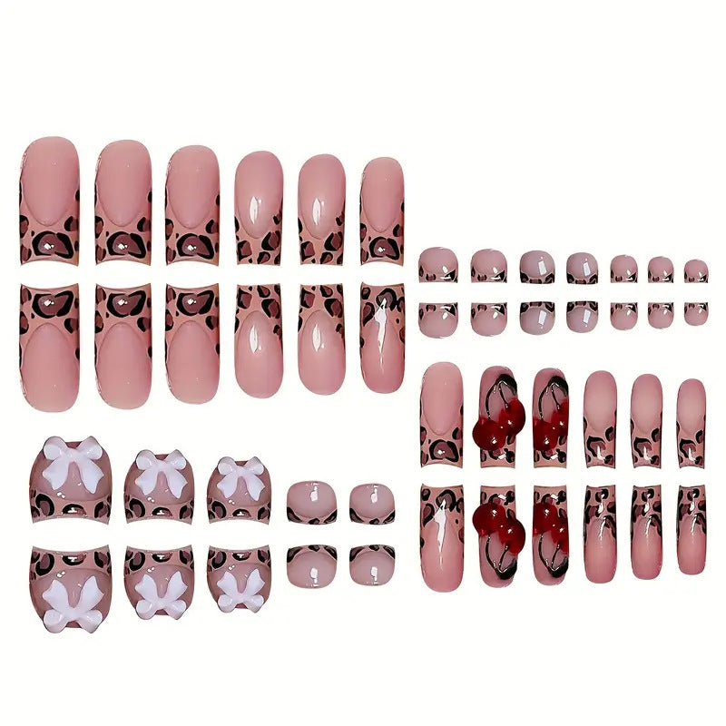 No.PSN155 Sweet Bow Hand & Toe Pair Set-48pcs