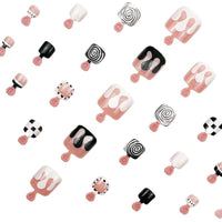 No.612 Halloween Toenails Patch 24pcs/Set