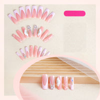 No.F416 Print Fingernails Patch 24pcs/Set