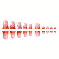 No.PSN159 Orange Hand & Toe Pair Set-48pcs