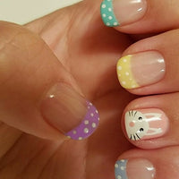 No.ET7 Cute Rabbit Fingernails Patch 24pcs/Set