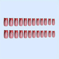 No.PSN6 Love Wine Red Hand & Toe Pair Set-48pcs