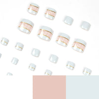 No.452 White Toenails Patch 24pcs/Set