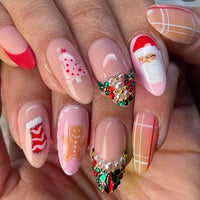 No.CM109 Christmas Cute Fingernails Patch 24pcs/Set