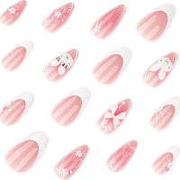 No.ET2 Flower Rabbit Fingernails Patch 24pcs/Set