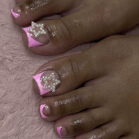 No.429 Pentagram Toenails Patch 24pcs/Set