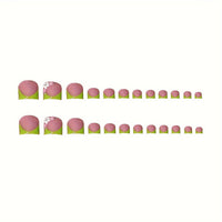 No.PSN76 Gorgeous Flowers Hand & Toe Pair Set-48pcs