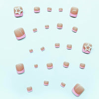 No.429 Pentagram Toenails Patch 24pcs/Set
