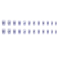 No.F7 Aurora Butterfly Fingernails Patch 24pcs/Set