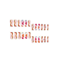 No.F378 Cool Sunflowers Fingernails Patch 24pcs/Set