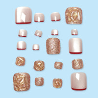 No.539 Diamond Cat's Eye Toenails Patch 24pcs/Set