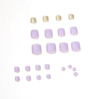 No.401 Purple Toenails Patch 24pcs/Set