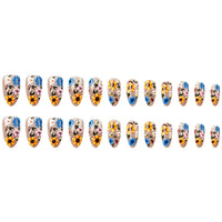 No.F329 Flowers Fingernails Patch 24pcs/Set