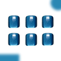 No.566 Blue Cat's Eye Toenails Patch 24pcs/Set