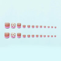 No.429 Pentagram Toenails Patch 24pcs/Set