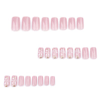 No.F284 White Flowers Fingernails Patch 24pcs/Set
