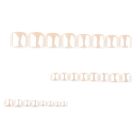 No.399 Nude Toenails Patch 24pcs/Set