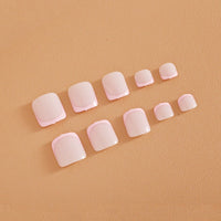 No.435 Pink Toenails Patch 24pcs/Set