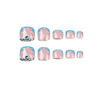 No.524 Blue Sky Toenails Patch 24pcs/Set