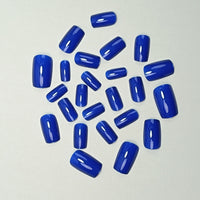 No.F361 Blue Fingernails Patch 24pcs/Set