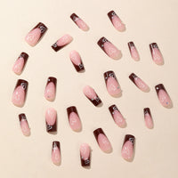 No.VN38 Cute Heart Fingernails Patch 24pcs/Set