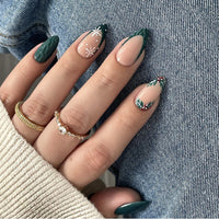 No.F485 Christmas Tree Fingernails Patch 24pcs/Set