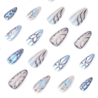 No.F585 Y2K Fashion Fingernails Patch 24pcs/Set