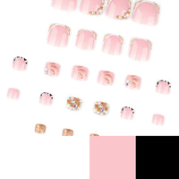 No.678 Sparkling Toenails Patch 24pcs/Set
