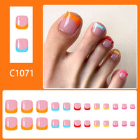 No.643 Color Toenails Patch 24pcs/Set