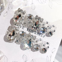 No.F305 Diamond Fingernails Patch 24pcs/Set