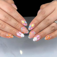 No.ET11 Cartoon Rabbit Fingernails Patch 24pcs/Set