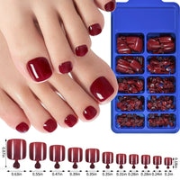 No.301 Fashion Toenail Patch 100pcs/Set