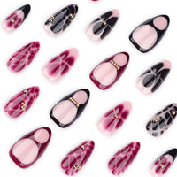 No.F439 Retro Flowers Fingernails Patch 24pcs/Set